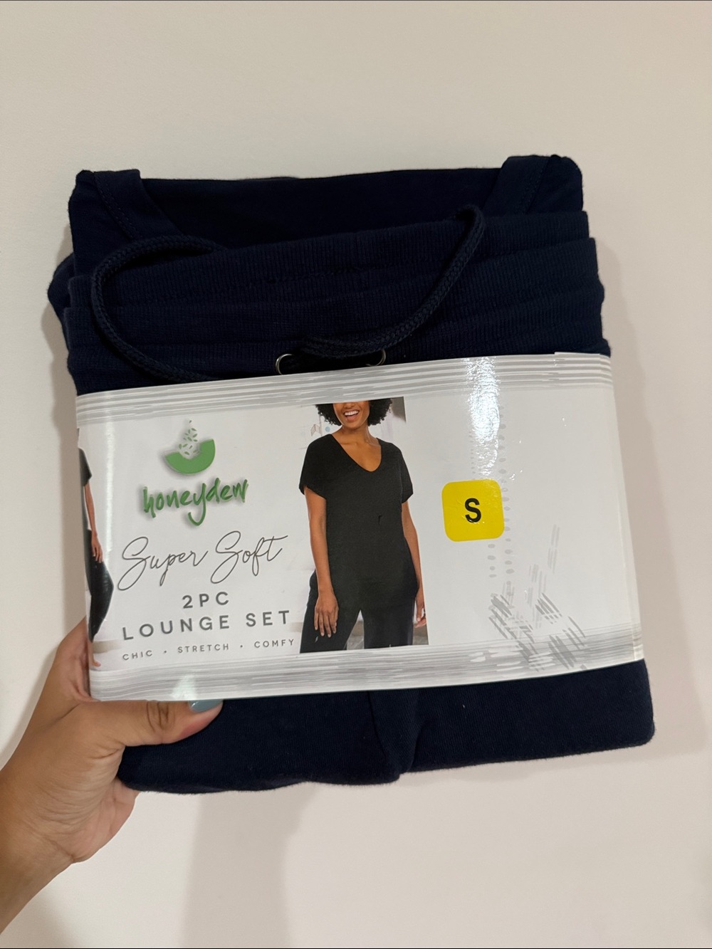 NWT Honeydew Super Soft 2PC Lounge Set - Navy (Small)